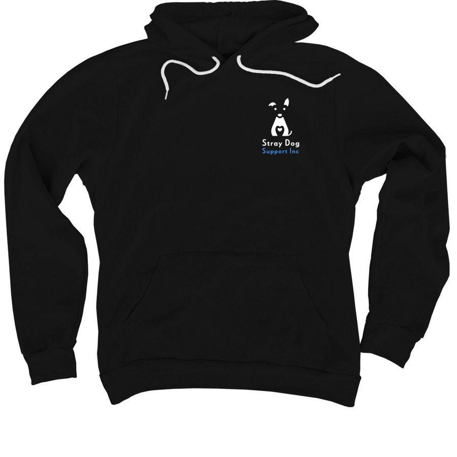 We Are Their Voice, a Black Premium Pullover Hoodie