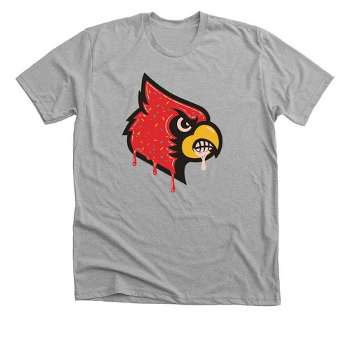Drippy Cardinal, a Athletic Heather Premium Unisex Tee