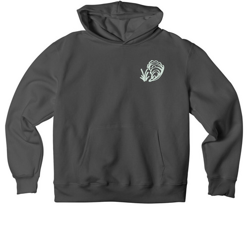 The&nbsp;Friends of the Pamet River Hoodie, a Asphalt Premium Heavyweight Pullover Hoodie