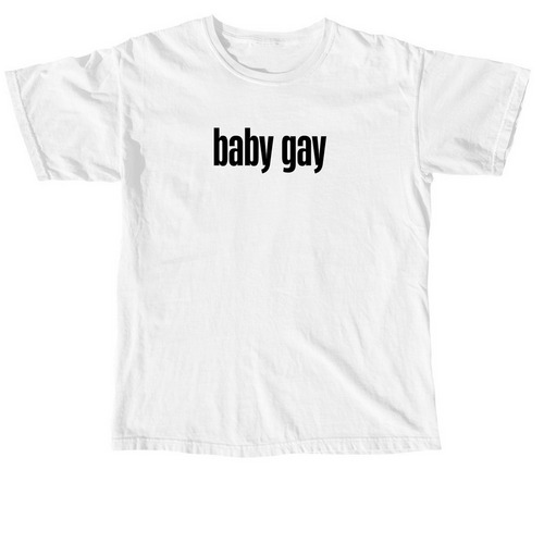 Baby Gay, a White Comfort Colors Unisex Tee
