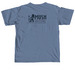 Adopt, Rescue, Foster, a Blue Jean Comfort Colors Unisex Tee (back-view)