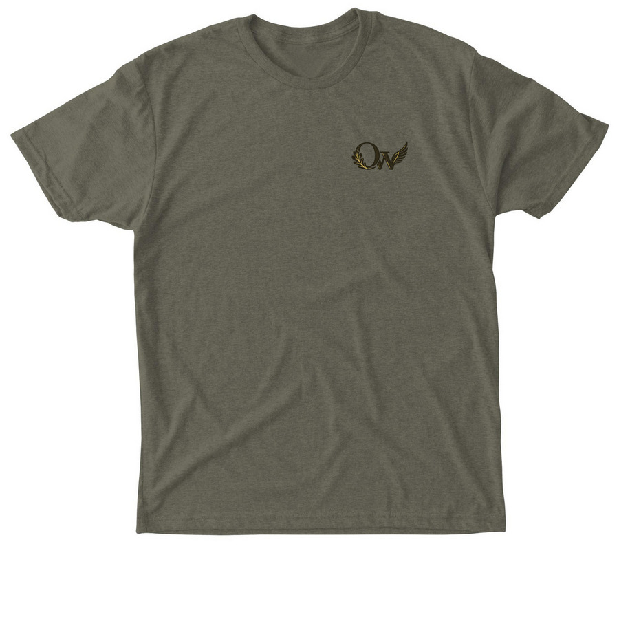 Oak & Wing Dove Season, a Military Green Triblend Tee