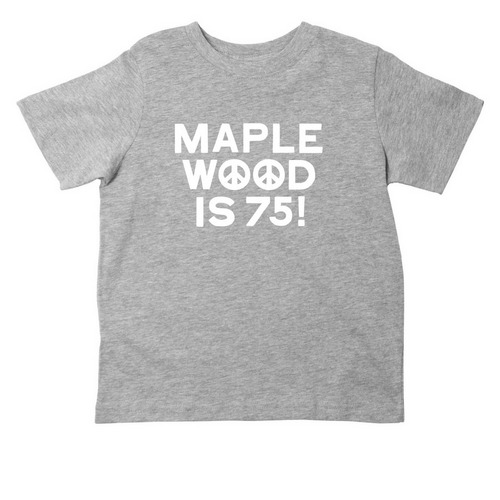 Maplewood is 75 ? Toddler Tee, a Heather Toddler Tee