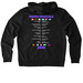 Manie Musicale 2026 Concert Style (dark), a Deep Black Allmade Organic French Terry Zip Up Hoodie (back-view)