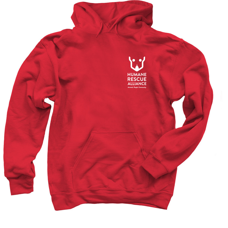 HRA Volunteer Fall/Winter Attire&nbsp;, a Red Pullover Hoodie