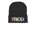 Pride Beanies, a Black Printed Cuffed Beanie