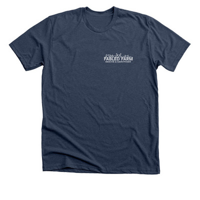 LOVE Rescue, a Heather Navy Premium Unisex Tee