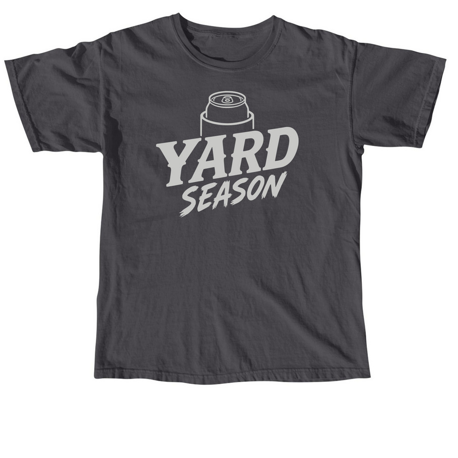 Yard Season, a Graphite Comfort Colors Unisex Tee
