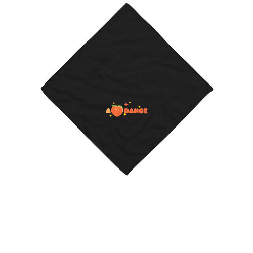 Abundance Bandanas, a Black Cotton Bandana