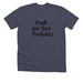 People and their Proclivities, a Heather Midnight Navy Premium Unisex Tee