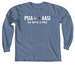 GO WITH A PRO Shirts-front only, a Blue Jean Comfort Colors Long Sleeve Tee