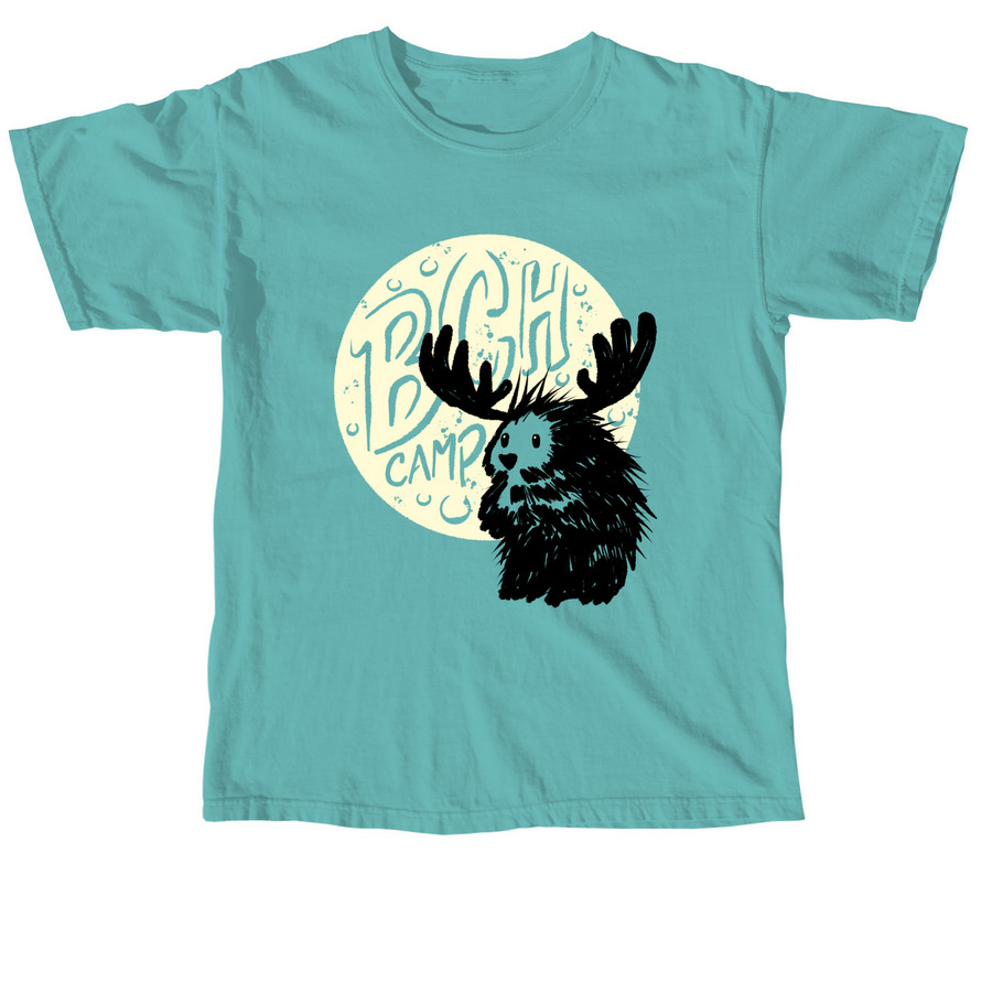 Moose Porcupine, a Seafoam Comfort Colors Unisex Tee