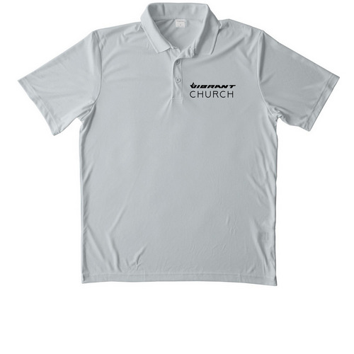Light Color&nbsp;Unisex Performance Polos, a Silver Unisex Performance Polo
