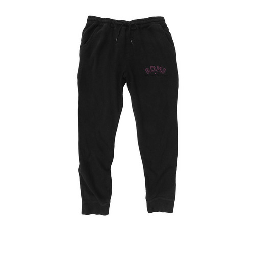RDMS, a Black Midweight Fleece Joggers