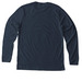 Big Blue Burger Shirts, a Heather Midnight Navy Premium Long Sleeve Tee (back-view)