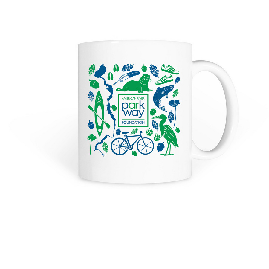 American River Parkway Foundation Mug, a White Coffee Mug
