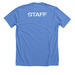 STAFF - TShirts and Sweatshirts, a Heather Columbia Blue Premium Unisex Tee (back-view)