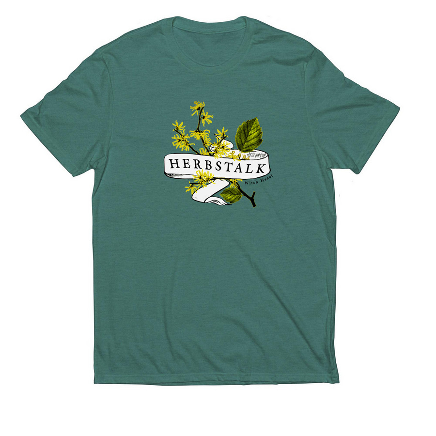 Herbstalk Clothing, a Deep Sea Green Allmade Eco Triblend Unisex Tee