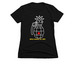 Spicy Pineapple, a Black Women's Slim Fit Tee