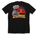 The Cabussy, a Solid Black Blend Premium Unisex Tee (back-view)