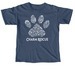 Paws&nbsp;for&nbsp;a&nbsp;cause., a Midnight Comfort Colors Unisex Tee
