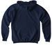 Youth PMHS-CV Sweatshirt, a Navy Softstyle Youth Pullover Hoodie (back-view)