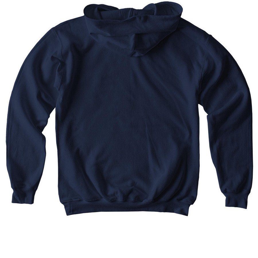 Youth PMHS-CV Sweatshirt, a Navy Softstyle Youth Pullover Hoodie (back-view)
