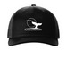 Classic Alki Elementary Hat - White Logo&nbsp;, a Black Printed Five-Panel Trucker Cap