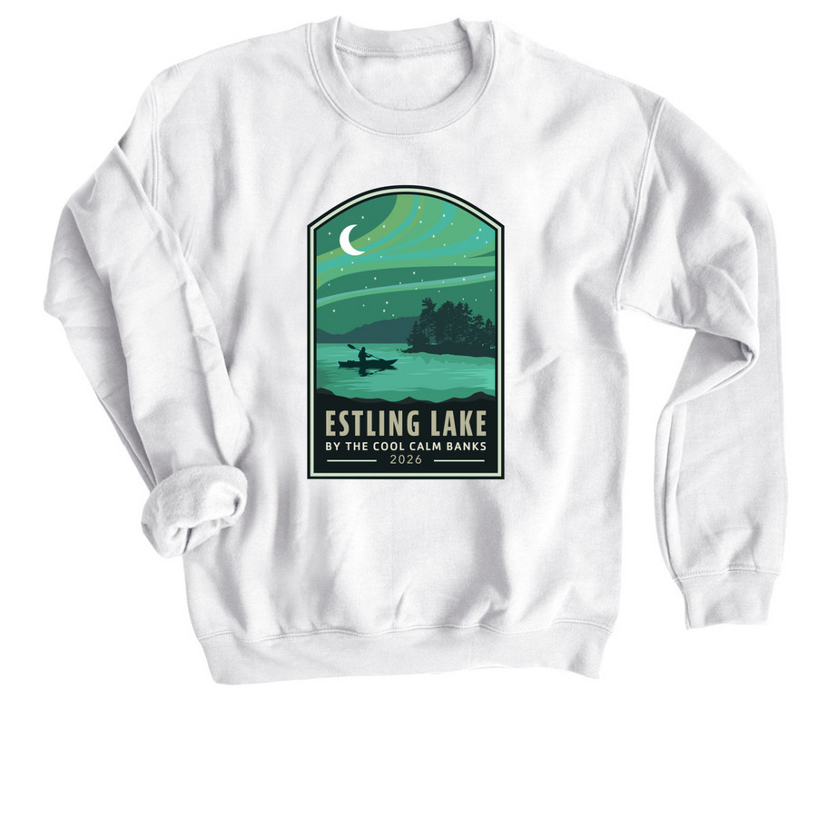 Logo Crewneck Sweatshirt (Adult Unisex), a White Crewneck Sweatshirt