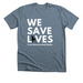 Volunteer Shirt-Chihuahua, a Heather Slate Premium Unisex Tee