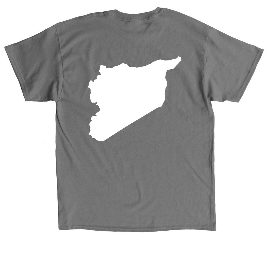 Syrian American Medical Society- Fundraiser, a Charcoal Classic Unisex Tee (back-view)