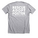 Because Animals Matter, a Athletic Heather Premium Unisex Tee (back-view)