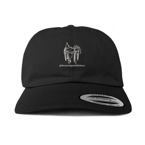 Saddle Up Hat&nbsp;, a Black Printed Classic Baseball Cap