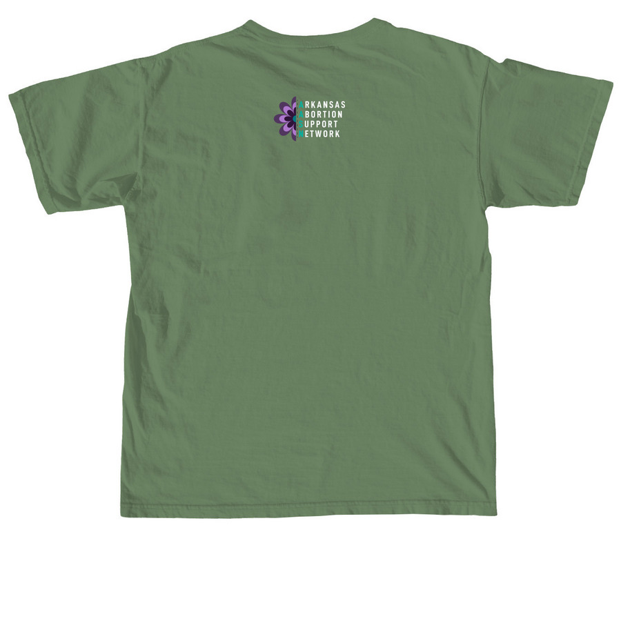 Petrify the Patriarchy, a Hemp Comfort Colors Unisex Tee (back-view)