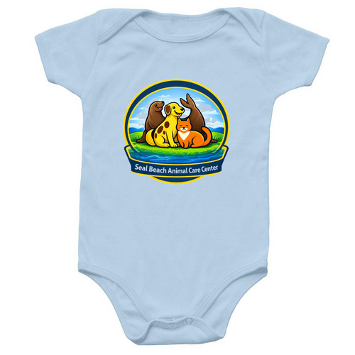 SBACC Infant Onesie, a Light Blue Infant Onesie