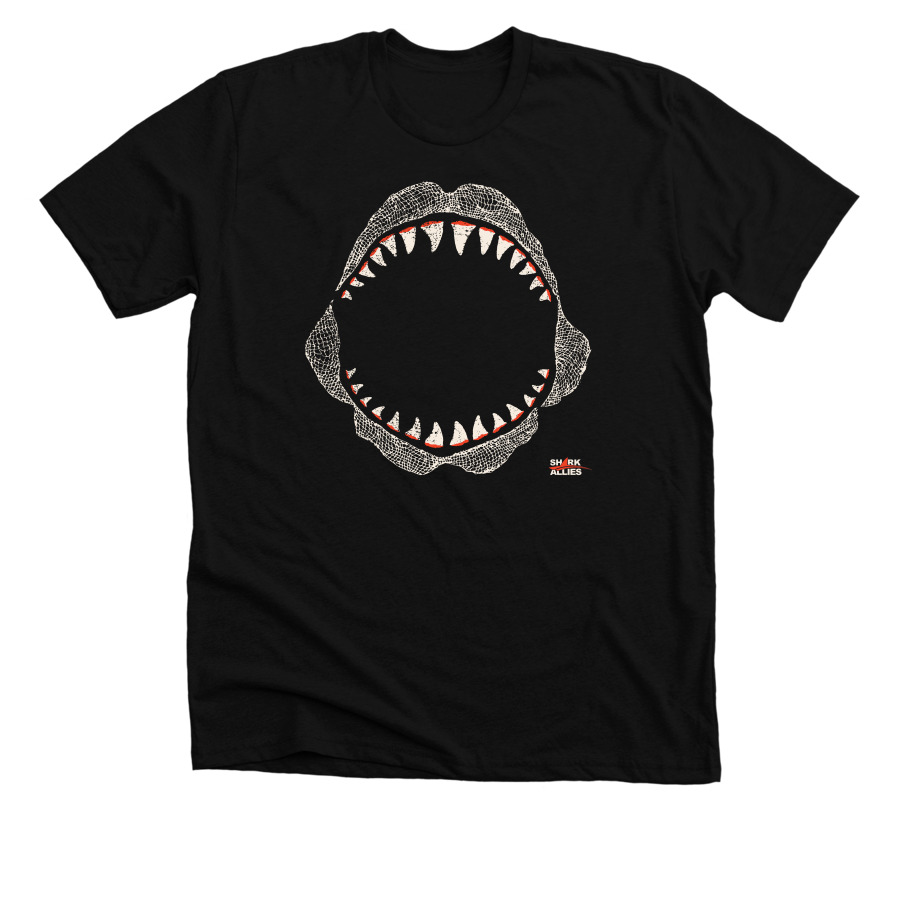 NoFins!, a Solid Black Blend Premium Unisex Tee