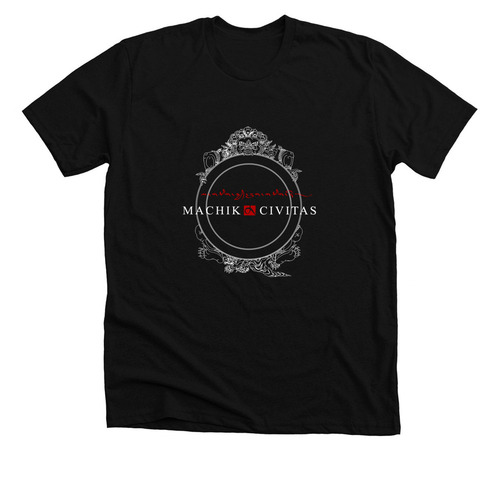 MACHIK CIVITAS Apparel, a Solid Black Blend Premium Unisex Tee