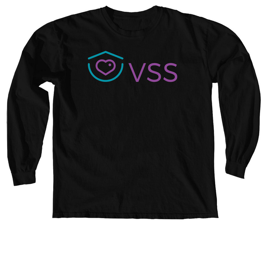 Official VSS #VerySpecialShirts, a Black Comfort Colors Long Sleeve Tee