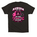 2026 Auburn Police No One Fights Alone!, a Black Premium Cotton Tee (back-view)