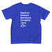 Toddler - Core Values, a Royal Blue Toddler Tee