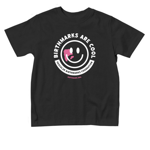 Birthmarks Are Cool White - Toddler, a Black Toddler Tee