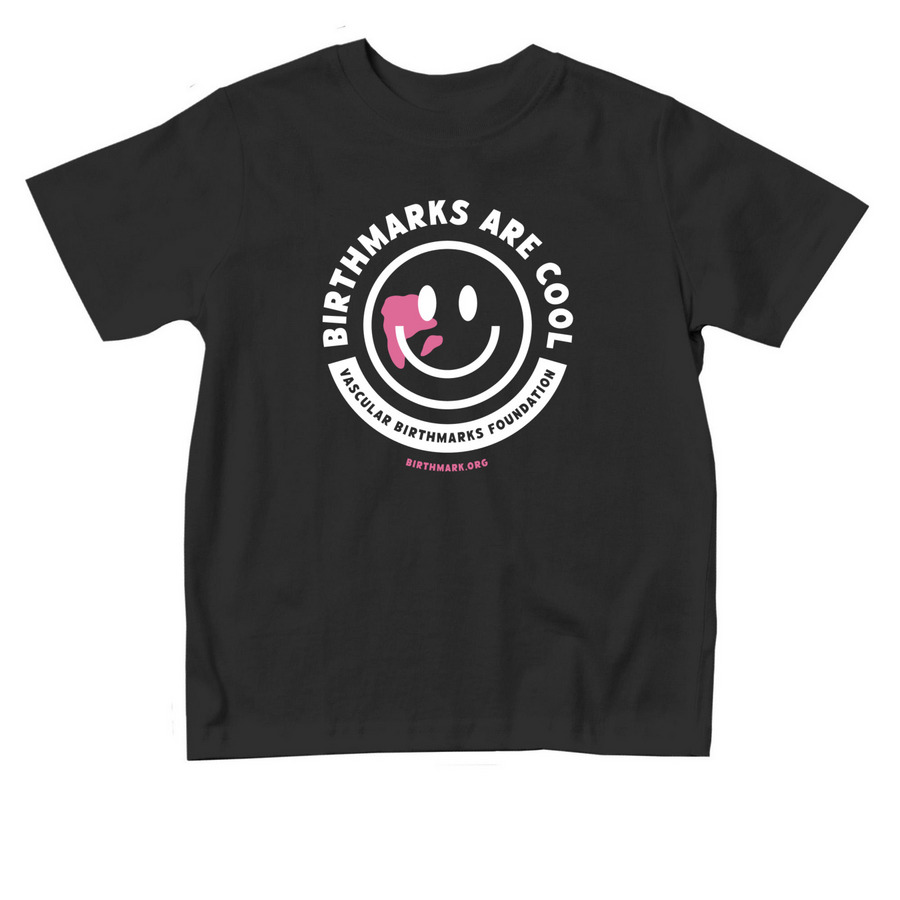 Birthmarks Are Cool White - Toddler, a Black Toddler Tee