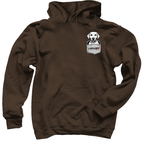 This tee saves lives, a Dark Chocolate Pullover Hoodie
