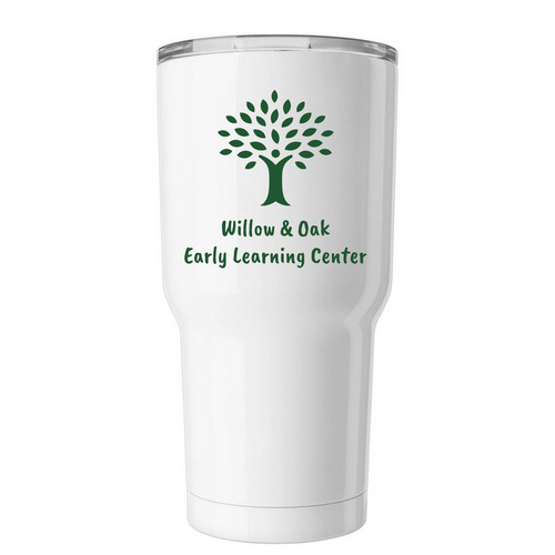 Travel Mugs, a White Insulated Tumbler