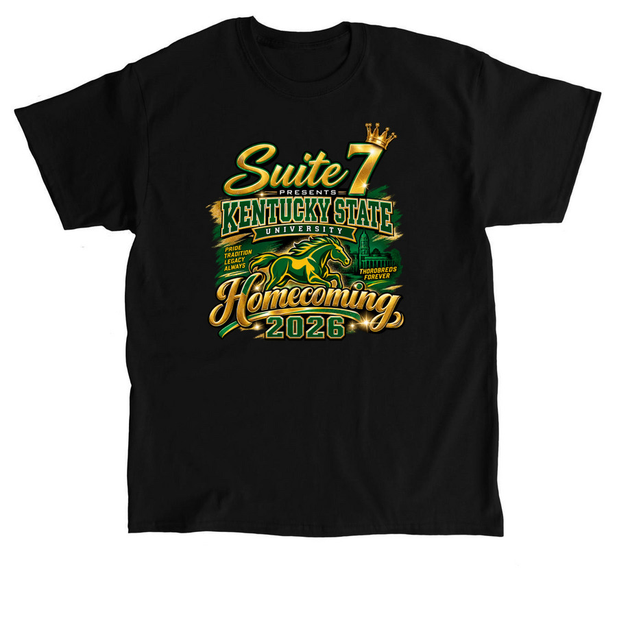 KSU Homecoming 2026, a Black Classic Unisex Tee