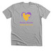 Wear Your Support. Save Lives., a Athletic Heather Premium Unisex Tee