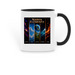 Native Elementz Coffee Mug 3, a Black Two-Tone Ceramic Mug