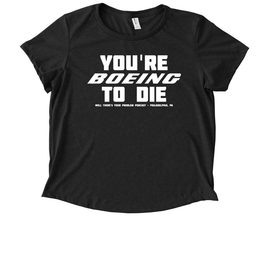 PARODY SHIRT DO NOT SUE, a Space Black Allmade Eco Triblend Women?s Scoop Neck Tee