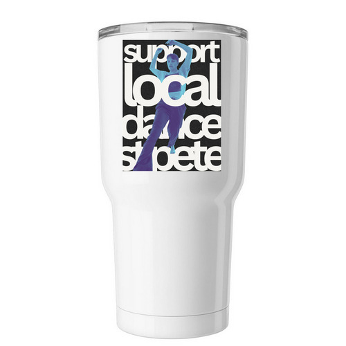 Support Local Dance St. Pete - The 2GoCup, a White Insulated Tumbler
