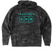 LIMITED TIME - Teal Logo Immersion PNW Gear, a Black Camo Heavyweight Camo Pullover Hoodie